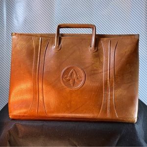 💼Vintage 1970s American Tourister Vinyl Briefcase/Laptop Bag Made in Japan 1975